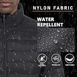 MAGCOMSEN Puffer Jacket Men Packable Down Jacket