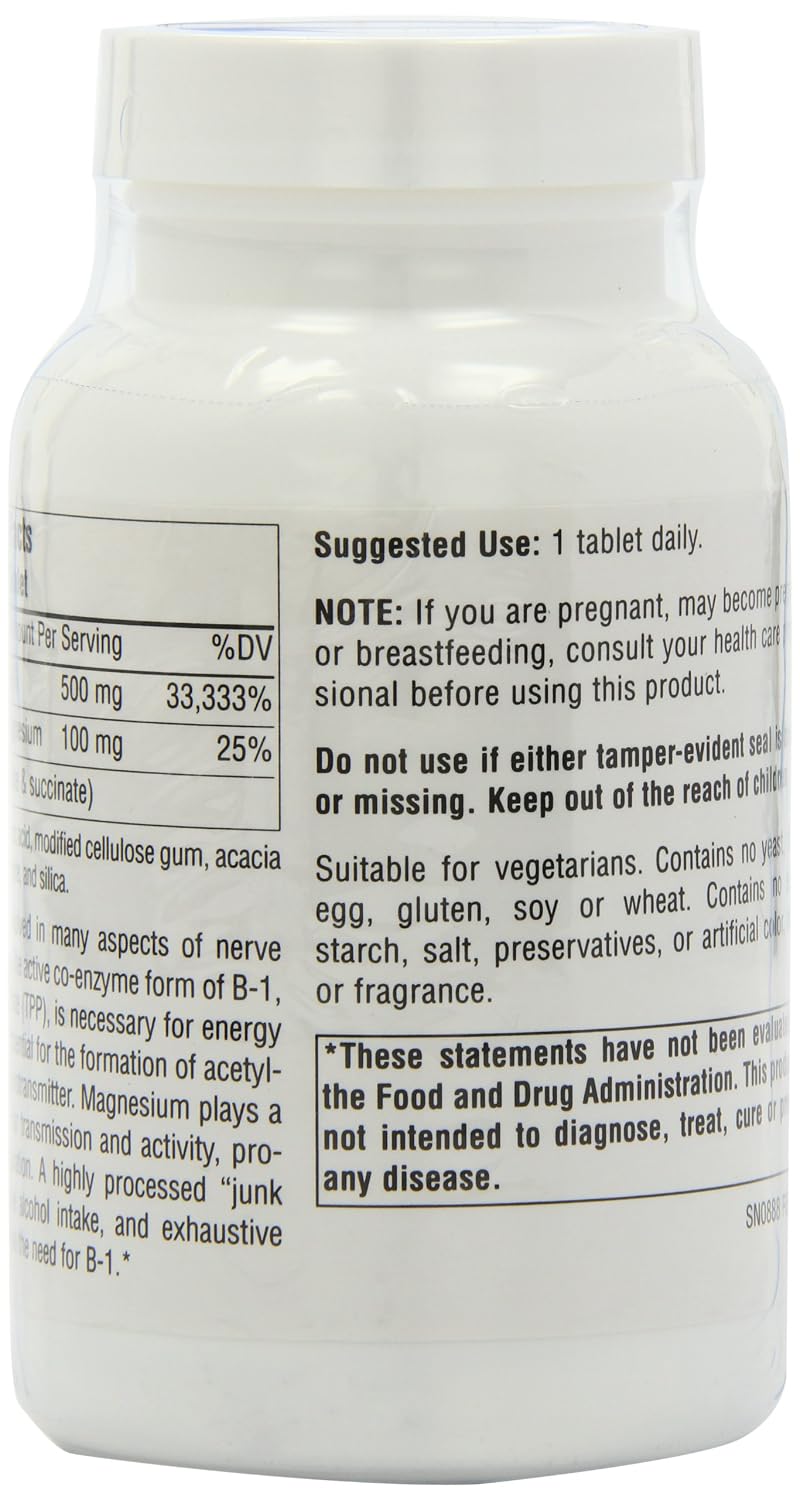 Source Naturals Vitamin B1 Thiamin 500mg High Potency