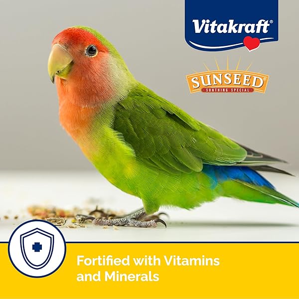 VITAKRAFT VITA SMART GOURMET COCKATIEL AND LOVEBIRD FOOD – VITAMIN-FORTIFIED – DAILY PET BIRD FOOD 4 POUND (PACK OF 1)