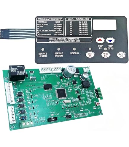 Control Board Kit 42002-0007S With Membrane Pad For Pentair MasterTemp & Sta-Rite Pool Heaters - Replacement For 461105, 472610Z