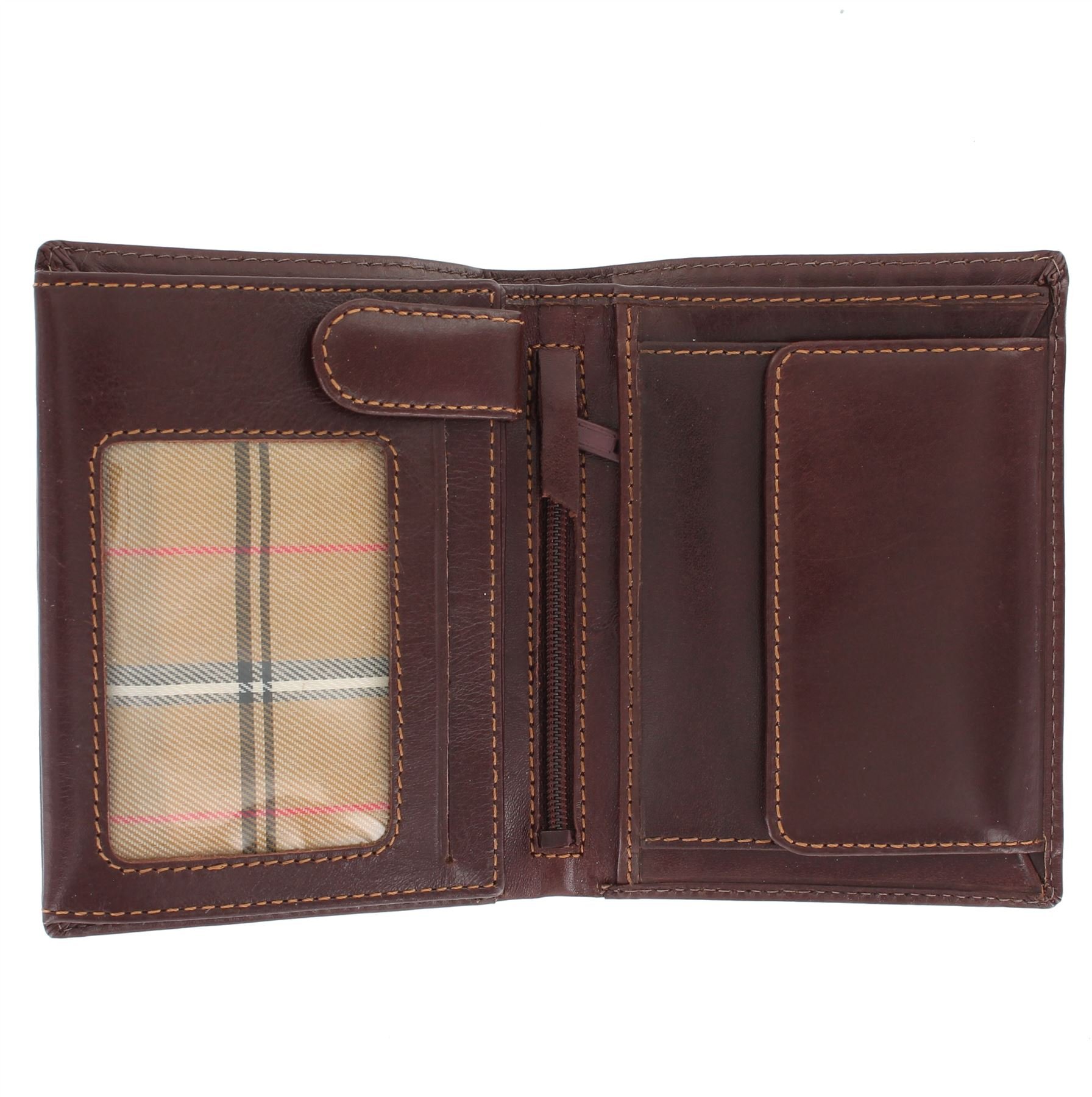 VISCONTI Monza Collection Vegetable Tanned Gents Leather Milan Wallet RFID Blocking MZ3 Brown