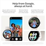 Google Pixel Watch 3 45mm Matte Black Aluminum Wi-Fi Obsidian Band view 8