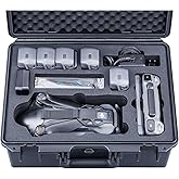 Lykus Titan M400 Waterproof Hard Case for DJI Mavic 4 Pro, DJI RC Pro 2/RC2, Fits up to 6 Batteries and Accessories in Fly Mo
