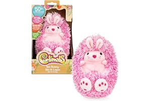 Curlimals Bibi The Bunny - Interactive, Animated, Talking, Giggling Toy Pet, Over 50 Sounds, 5" Plush - New 2023 - Best Birthday Toy Gifts for Boys and Girls