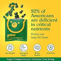 Gruns Adults Super Greens Gummies, Multivitamin