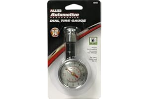 Allied Tools Alli Dial Tire Gauge, 100 PSI