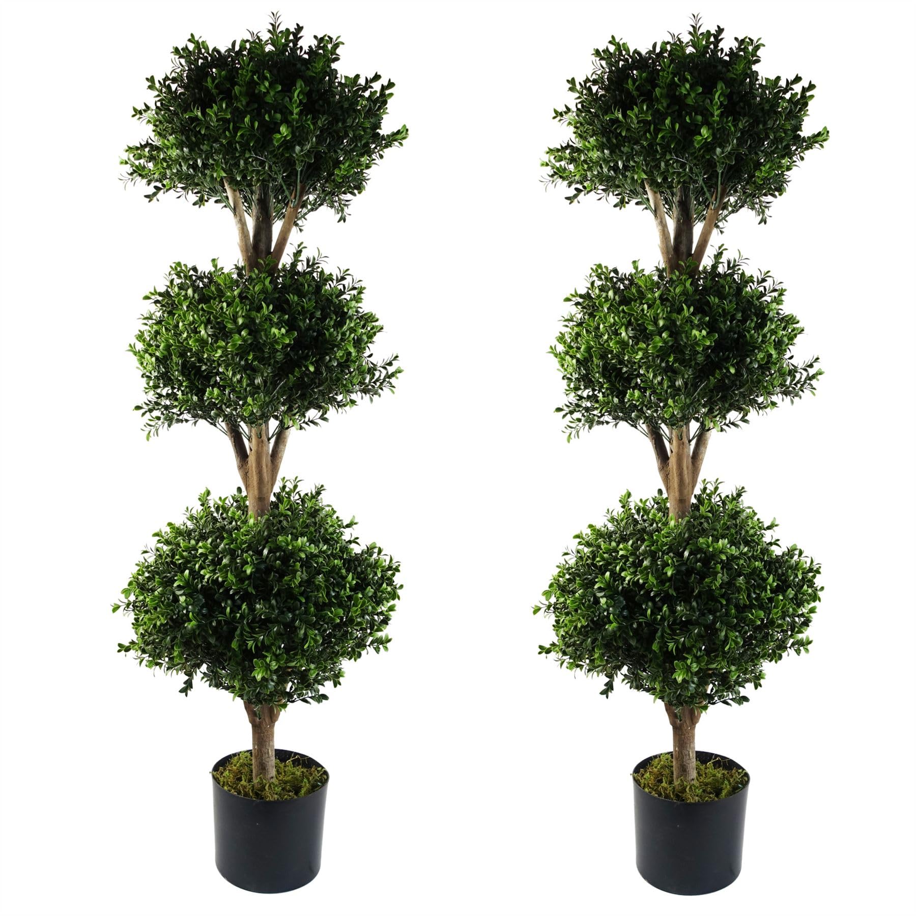 Leaf Artificial Topiary Tree Pairs