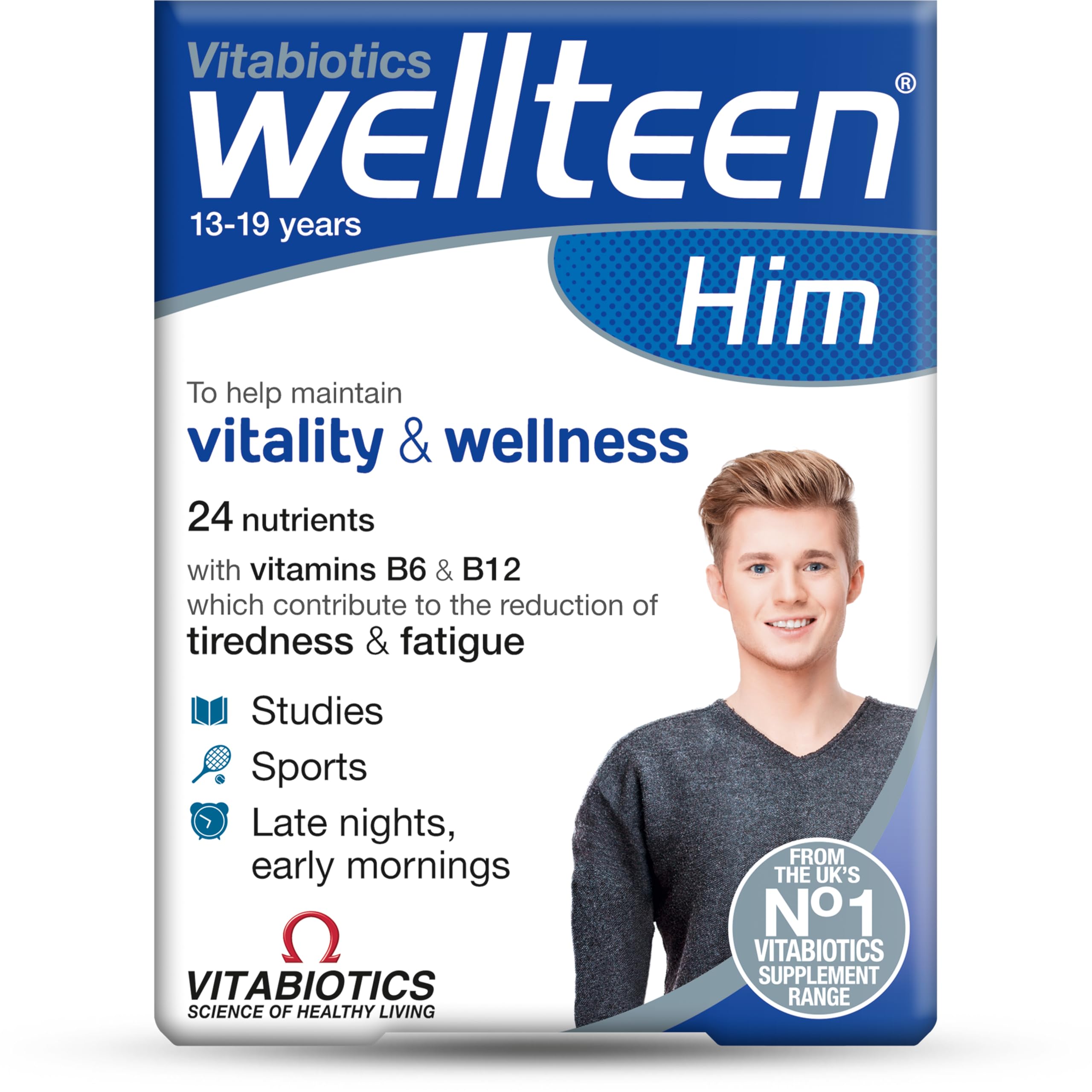 Wellteen Vitabiotics Him Original, 30 Count