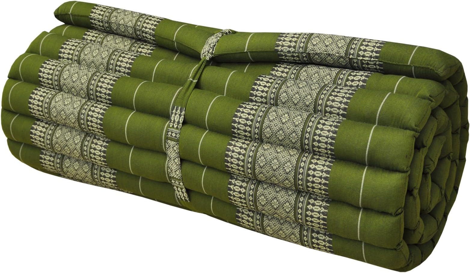 Thai Mattress Roll Up, 21.65 * 63 * 3inch, Kapok, Green