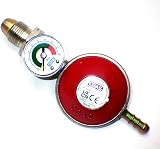 Huddersfield Gas CGAS 37mbar Propane Regulator with Pressure Gauge view 2