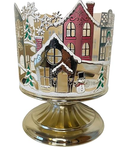 Amazon.com: Bath & Body Works Geo Snowflake Pedestal Candle Holder