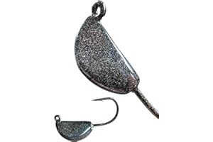 END GAME Sheepshead Jig, 2~5 Pack, Standup Style Jig, Saltwater Fishing Jig, Powder Coat Finish Made in The USA with 2X Hook, 1/2oz, 3/4oz, 1oz Sizes