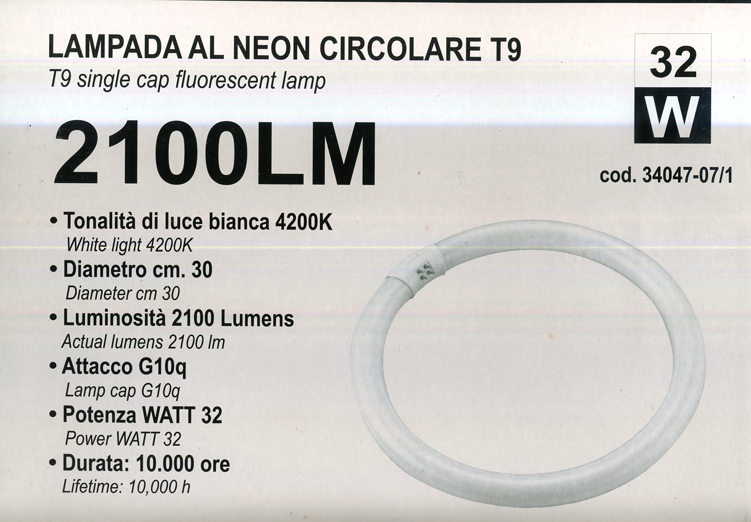 Blinky 3404707 Circular Fluorescent Lamp T9 32 W White 2100 lm