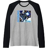 Atari 2600 Asteroids Raglan Baseball Tee