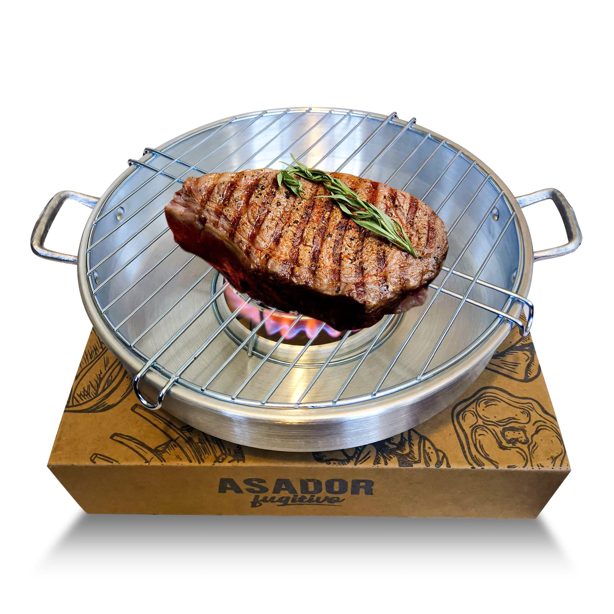 Photo 1 of Asador para estufa mexicano fugitivo con disco Giratorio - Fugitive mexican stove with grill spinning metal disc (classic)