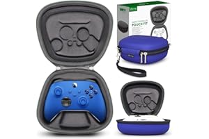 sisma Carry Case Compatible with Xbox Series X/S & Core Wireless Controller, Xbox Controller Holder Travel Protective Case Home Safekeeping Storage Bag Blue