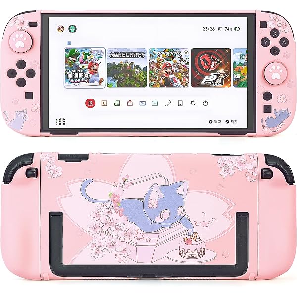 Nintendo Switch スミッコグラスアイスクリームデザインケース Amazon.com: Nintendo and San-X Official Kawaii Nintendo Switch