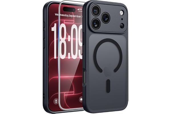 FNTCASE for iPhone 18 Pro Max Case/iPhone 17 Pro Max Case, Fit for Magsafe | Screen Protector, Full Camera Protection, Transl