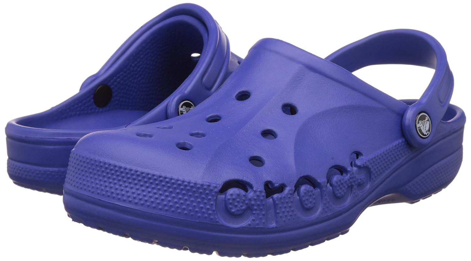 crocs unisex baya cerulean blue clogs and mules