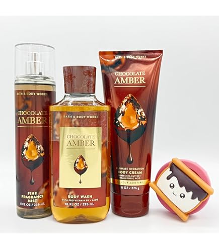 Amazon.com : Bath & Body Works Chocolate Amber Deluxe Gift Set