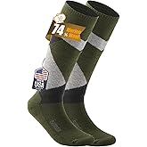 SAMSOX Merino Wool Ski & Snowboard Socks, Made in USA, 74% Merino Wool, Midweight Full Cushion Ski Socks for Men & Women