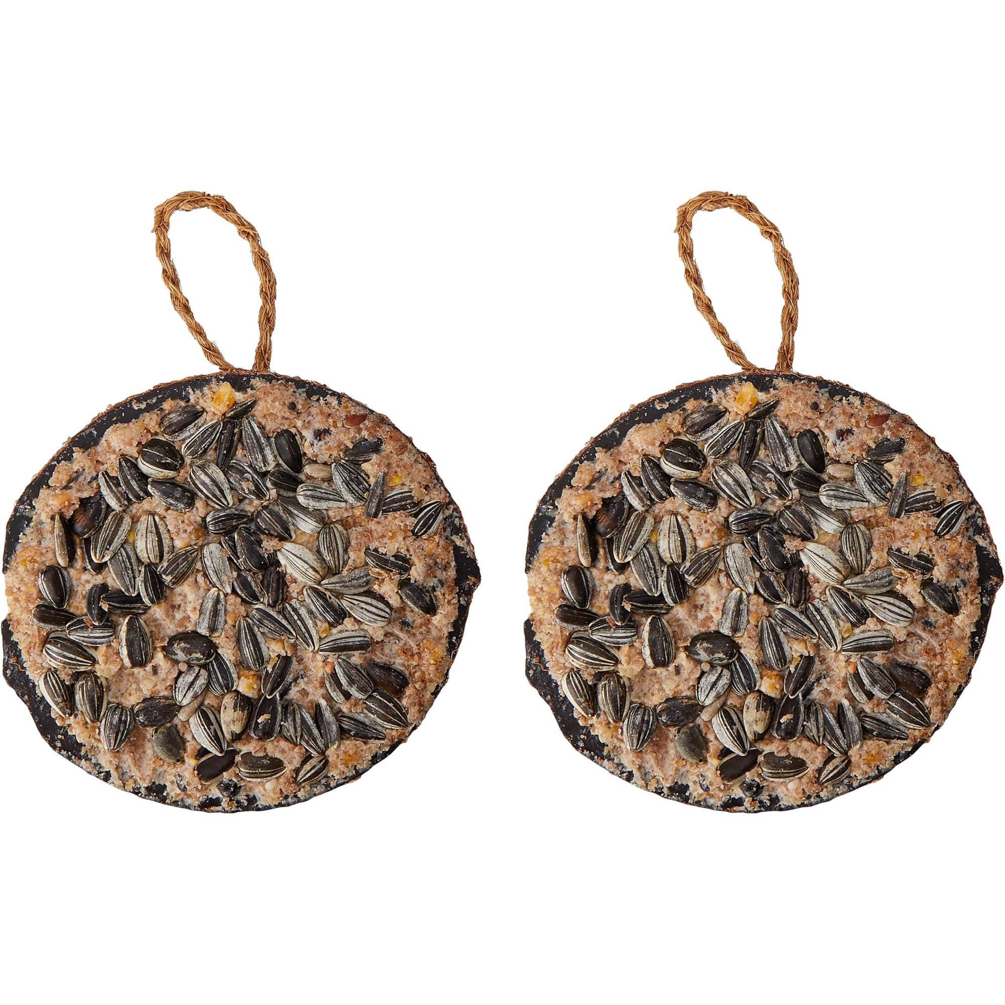 Garden Ting Sunflower Suet Coconut Halves Wild Bird Treat, 400 g - 2 Count