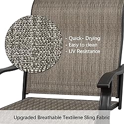 2 PC Outdoor Swivel Bar Sets, All Weather Bar