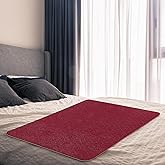 SmoothNovelty Couples Waterproof Mat Lover Reusable Stainproof Blanket Quiet Easy Use Towel Protector for Adult Multi Functional Bed Sheets Couple Messy Play Pleasure Comfort(Red,54 x 34 Inch)