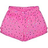 iscream Big Girls Silky Soft Pretty Print Plush Fleece Shorts - Love Fest Collection