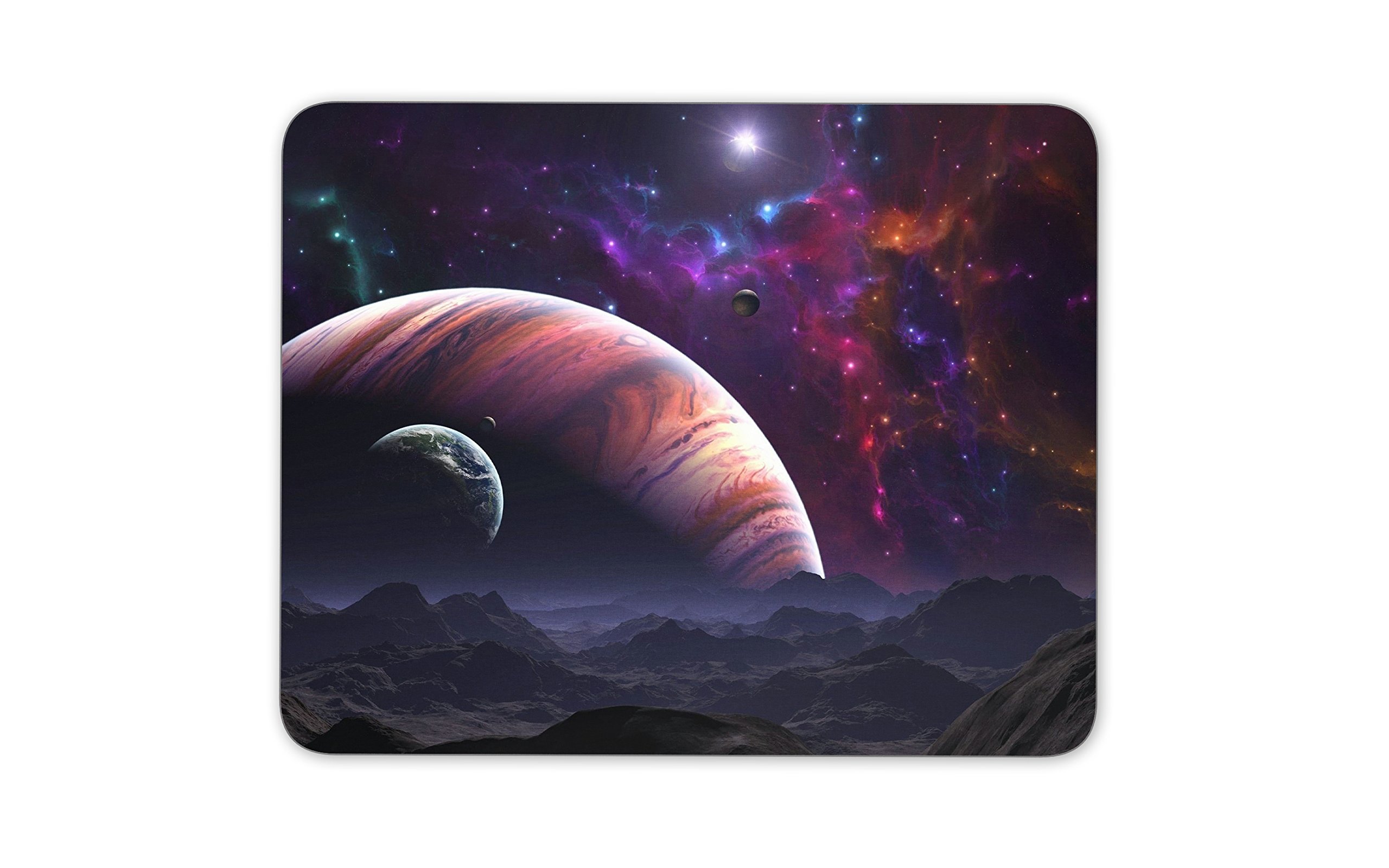 Alien Space Planet Mouse Pad Mat - Solar System Computer PC Gaming #8079