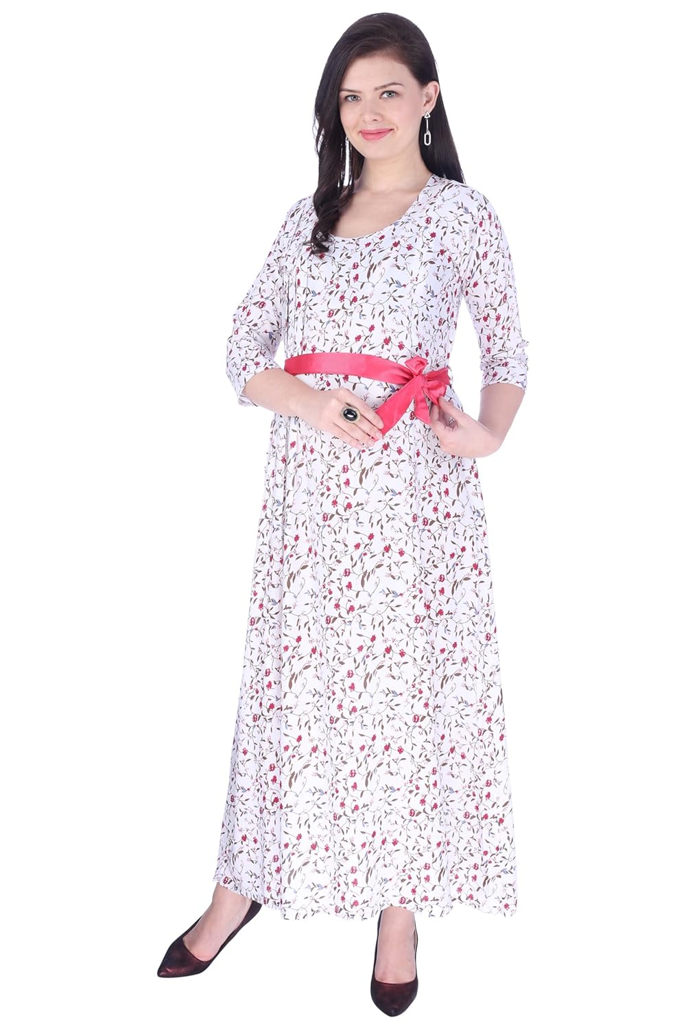 momtobe women's rayon maternity dress