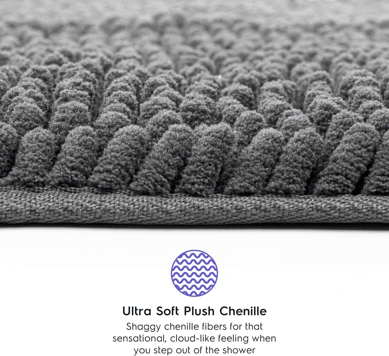 Spa Blue 20x22 21x32 Tafts Bathroom Rugs And Mats Sets Shower Tub Absorbent Non Slip Machine Washable Shaggy Rugs Super Plush Bath Mat For Bathroom Ultra Soft Chenille Microfiber Home