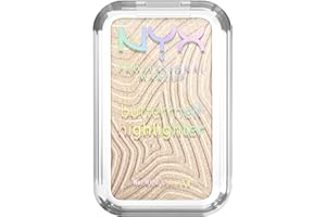 NYX Professional Makeup Buttermelt Highlighter, Powder Highlighter, 12 HR Wear, Buildable & Buttery Soft Creamy Finish, Fade 