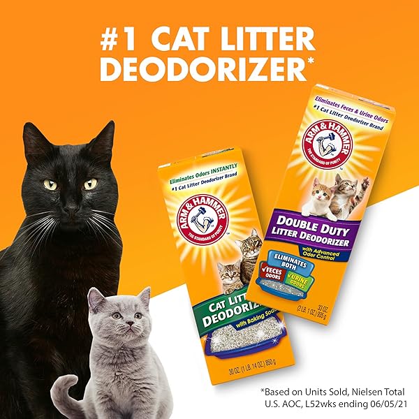 DEODORIZING CAT LITTER POWDER BY ARM & HAMMER