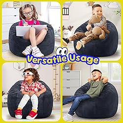 Hobestluk Bean Bag Chairs 2.5FT Beanbag Chair with
