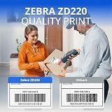 Zebra ZD220 4 Inch Direct Thermal Printer USB Desktop Label Printer view 4
