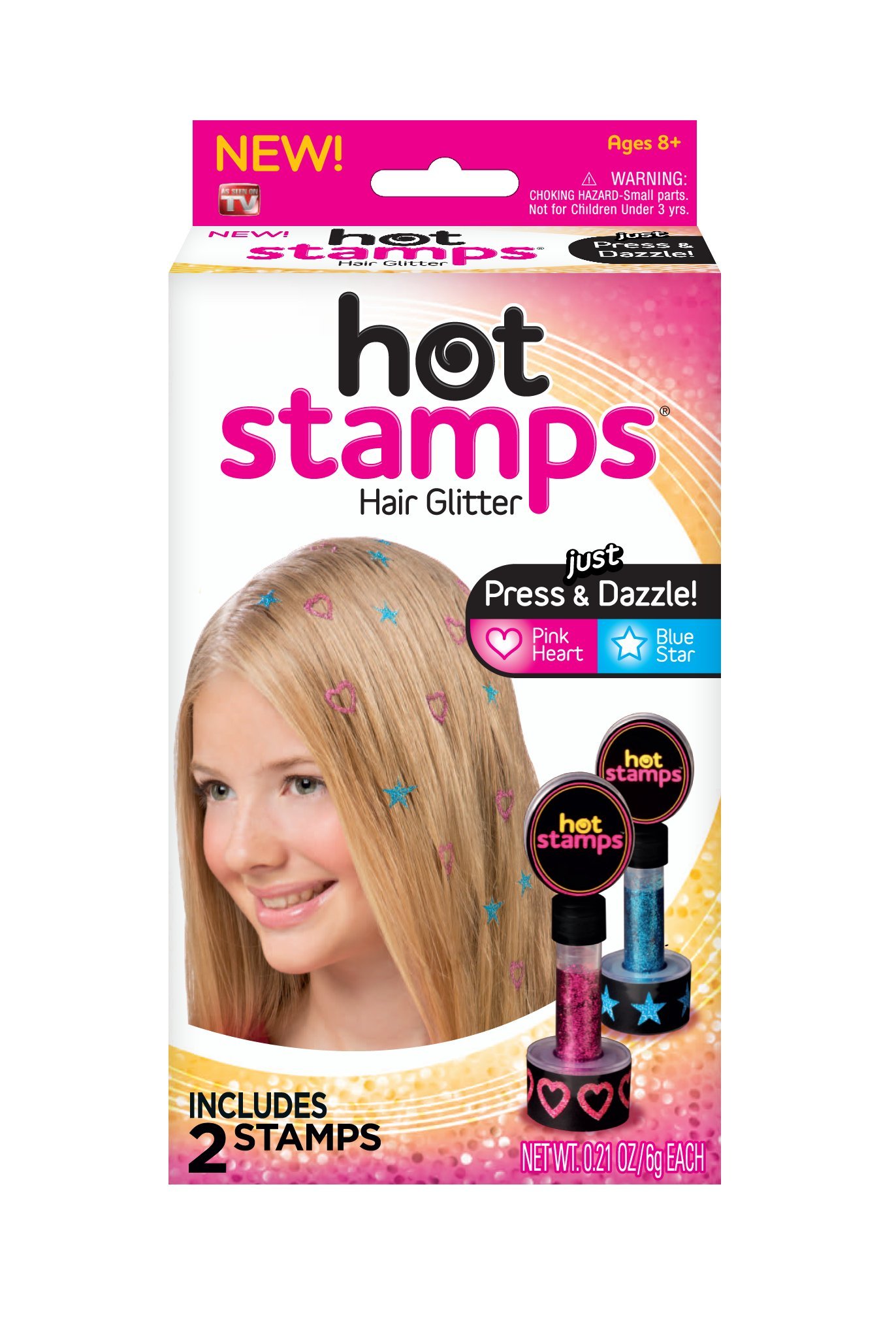 Hot Stamps Gel Hair Accessory, Hearts/Stars eBay