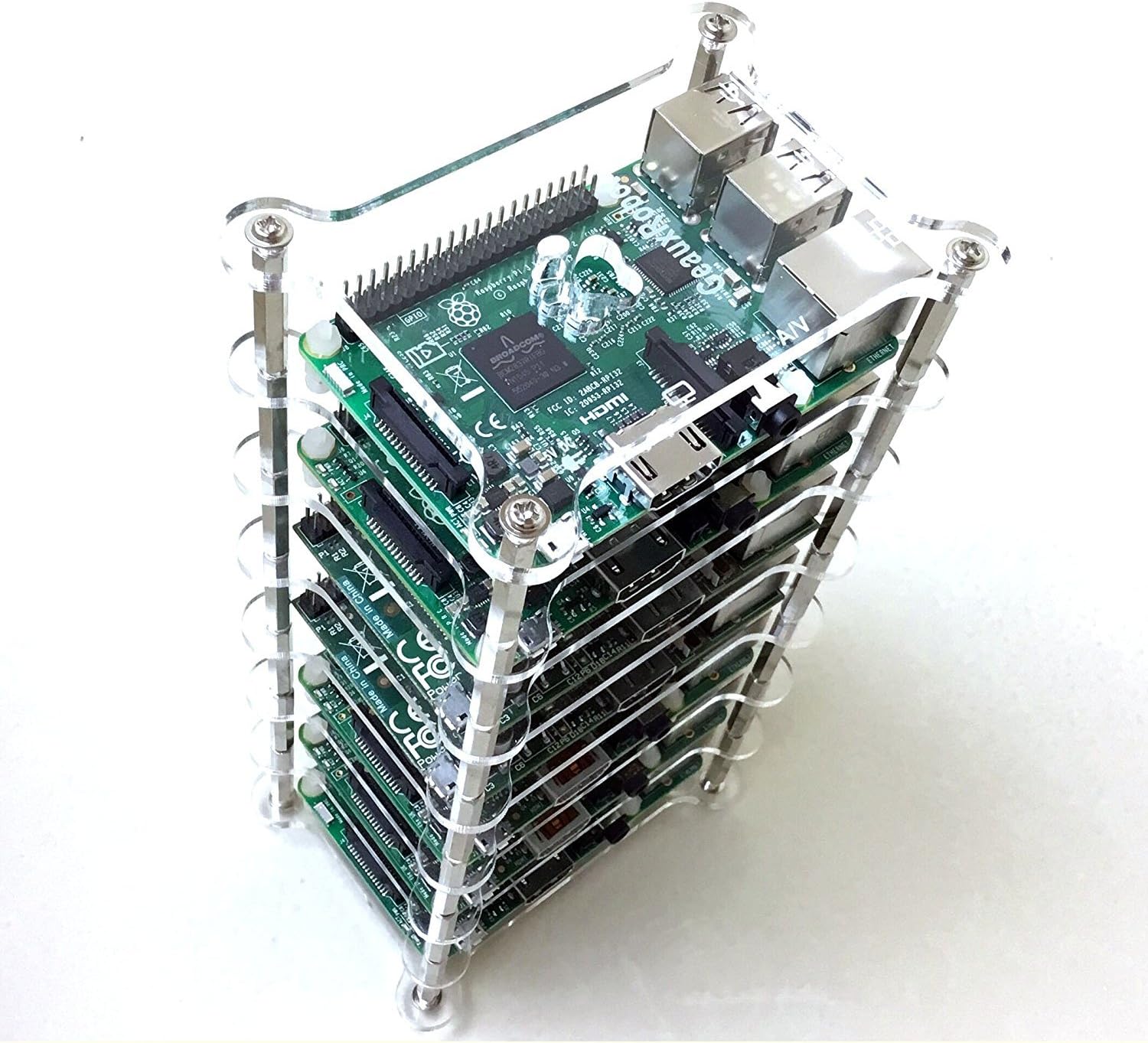 Build a 7-layer Raspberry Pi stack case: Amazon.co.uk: Computers ...