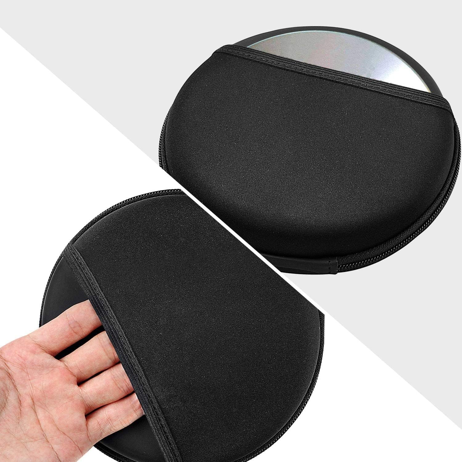 Portable CD Player Case Compatible with Deluxe/for ARAFUNA/for GPX/for Soulcke/for MONODEAL Personal Disc Player, Travel Carrying Stoarge Holder for Earphone & Cable (Box Only)