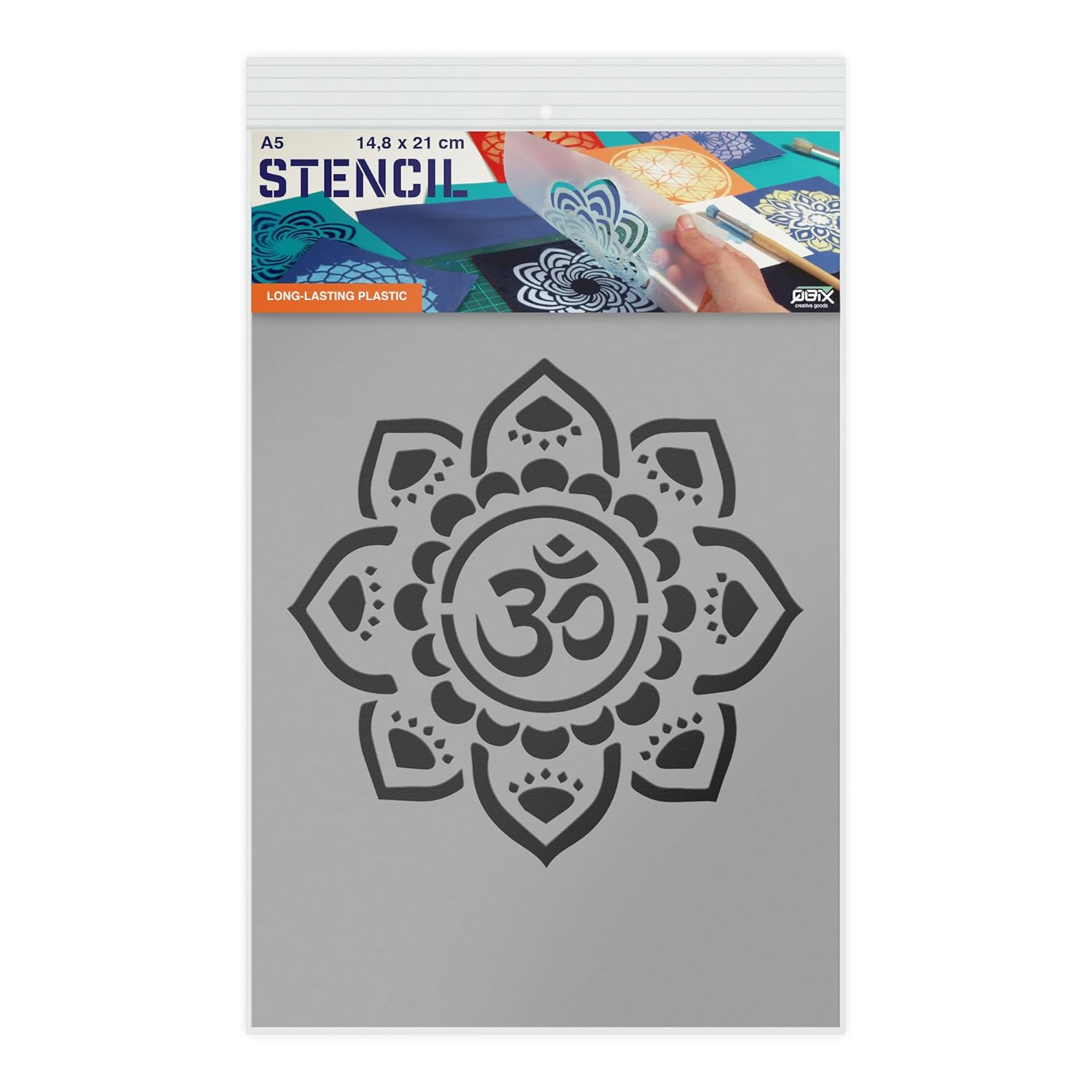 Mandalas para decoración del hogar QBIX Plantilla de mandala pintura