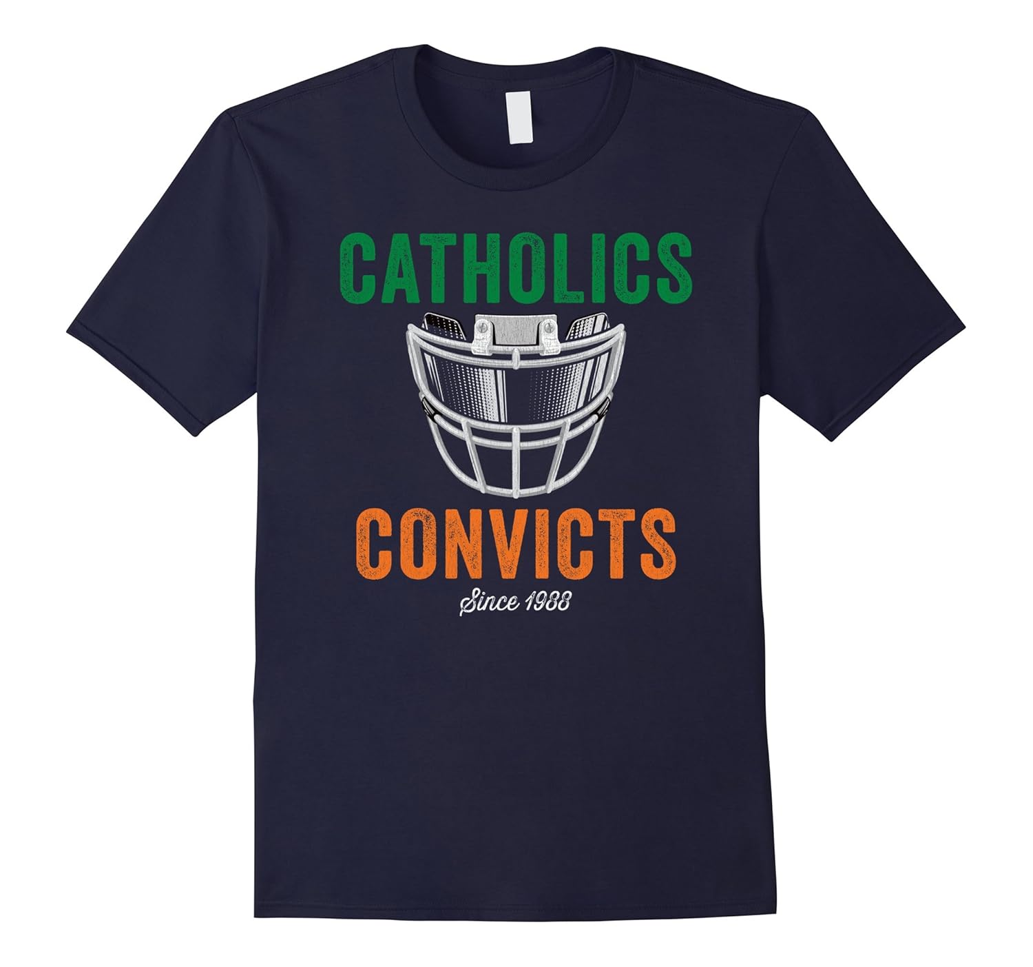 Catholics vs Convicts T Shirt - Vintage Catholics vs Convict-Rose