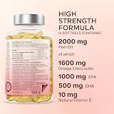 AAVALABS Omega 3 2000mg per day 120 capsules 60 days EPA DHA view 5