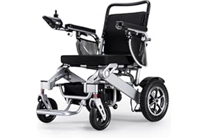 Electric Wheelchair,VERPAL Lightweight Foldable Power Wheelchair for Adults,500W Dual Motors,25 Miles Longer Range, Intelligent Folding,Motorized Mobility Scooters for Seniors,All Terrain,Travel Size