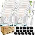 34 Pcs Cat Fountain Filters Replacement Compatible with VEKEN 95oz/2.8L Cat Water Fountain Filters Automatic Dog Water Fountain Filters Pet Fountain