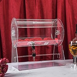 Uzant Acrylic Raffle Drum, Transparent Raffle