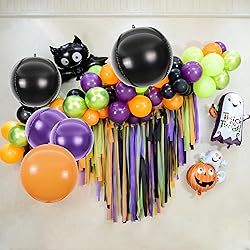 14pcs Black Foil Balloons Mylar Balloons 22in 15in