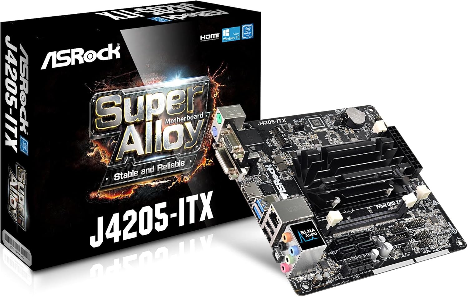 Asrock J4205ITX motherboard motherboards (DDR3SDRAM,DDR3LSDRAM, SO