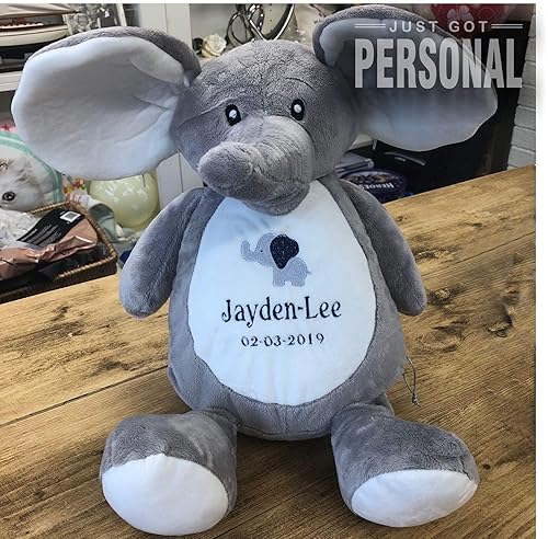 personalised elephant soft toy