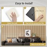 TONOR 4-Pack Acoustic Wood Veneer Wall Panels 47.2 x 23.6 x 0.74 inches view 6