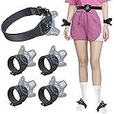 Skywin Vive Tracker Straps for HTC Vive, 3.0, 2.0, and Ultimate Trackers (1 Waist Belt, 2 Feet, 2 Hands, 2 Legs Bundle), Secure and Comfortable Full Body Tracking (Trackers Not Included)